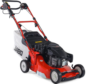 Газонокосилка бензиновая SABO 54-VARIO E с электрозапуском (GER, 54 см., Sabo, 196 куб.см., алюминий, Turbostar, вариатор, травосборник 75 л., 50 кг.)
